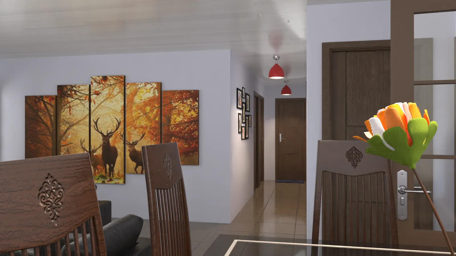 Salle à manger conviviale